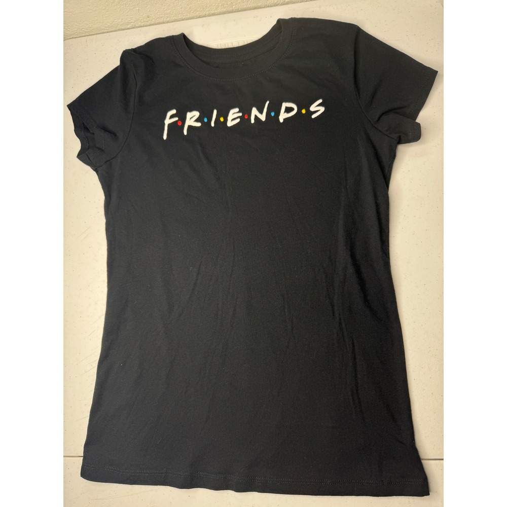 Friends TV Show Graphic Tee Black Kids XL 14/16‎ Short Sleeve Logo T-Shirt